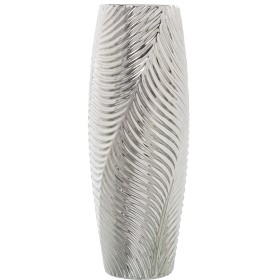 Vase Alexandra House Living Argenté Céramique 14 x 15 x 36 cm de Alexandra House Living, Vases - Réf : D1621121, Prix : 55,37...