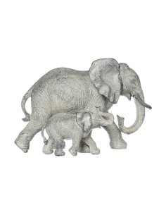 Figura Decorativa DKD Home Decor 15 x 8 x 25 cm Laranja Branco Leopardo Colonial | Tienda24 Tienda24.eu