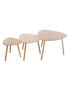 Side table DKD Home Decor Multicolour Wood Mango wood MDF Wood 40 x 40 x 15 cm 41 x 40,5 x 16 cm | Tienda24 Tienda24.eu