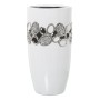 Vase Alexandra House Living White Silver Ceramic 15 x 15 x 27 cm by Alexandra House Living, Vases - Ref: D1621131, Price: 50,...