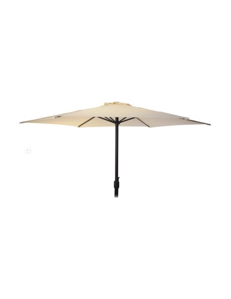 Parasol EDM Têxtil Cinzento claro Ferro | Tienda24 Tienda24.eu