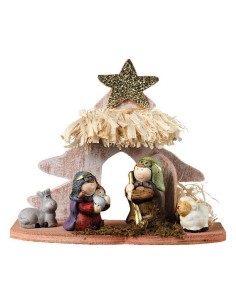 Weihnachtsschmuck Braun Kunststoff Stoff Weihnachtsmann 21 x 17 x 53 cm | Tienda24 Tienda24.eu