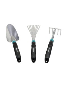 Tool Set Garden Anthracite polypropylene 24 Units | Tienda24 Tienda24.eu