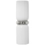 Vase Alexandra House Living Blanc Argenté Céramique 12 x 12 x 37 cm de Alexandra House Living, Vases - Réf : D1621142, Prix :...