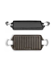 Griddle Plate Vaello Grey Cast Iron (47 x 27 cm) by Vaello, Griddle Pans - Ref: S7908283, Price: 44,39 €, Discount: %