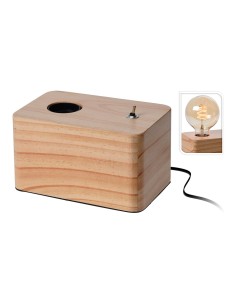 Desk lamp Ball 40 W White Grey Ceramic 15 x 28,5 x 15 cm (4 Units) | Tienda24 Tienda24.eu