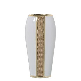 Vase Alexandra House Living Blanc Céramique 15 x 8 x 30 cm de Alexandra House Living, Vases - Réf : D1621158, Prix : 18,69 €,...