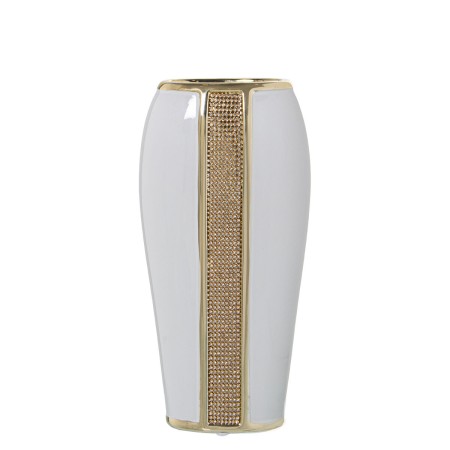 Vaso Alexandra House Living Branco Cerâmica 15 x 8 x 30 cm de Alexandra House Living, Jarrões - Ref: D1621158, Preço: 18,69 €...