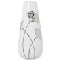 Vaso Alexandra House Living Bianco Argentato Ceramica Fiori 17 x 16 x 32 cm di Alexandra House Living, Vasi - Rif: D1621164, ...