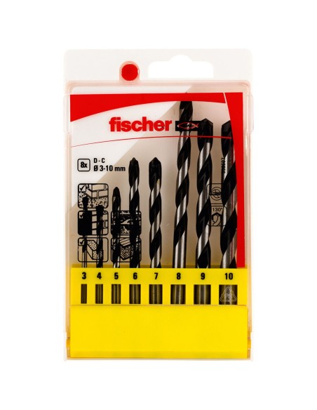 Set de brocas Fischer 536607 (8 Piezas) | Tienda24 Tienda24.eu