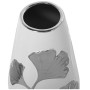 Vase Alexandra House Living Weiß Silberfarben aus Keramik Blomster 17 x 16 x 32 cm von Alexandra House Living, Vasen - Ref: D...