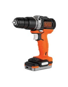 Trapano a Percussione Black & Decker BDCHD12S1-XJ 12V 1,5 Ah 12 V da Black & Decker, Trapani e cacciaviti - Ref: S7908535, Pr...