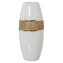 Vase Alexandra House Living Blanc Doré Céramique Brillant 14 x 14 x 30 cm de Alexandra House Living, Vases - Réf : D1621177, ...