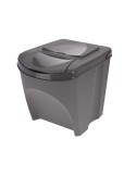 Poubelle recyclage Sortibox Noir (3 x 25 l) | Tienda24 Tienda24.eu