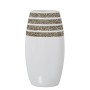 Vase Alexandra House Living White Ceramic 11 x 15 x 28 cm 16 x 9 x 30 cm by Alexandra House Living, Vases - Ref: D1621182, Pr...