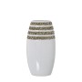 Vase Alexandra House Living Blanc Céramique 13 x 9 x 25 cm de Alexandra House Living, Vases - Réf : D1621183, Prix : 20,61 €,...