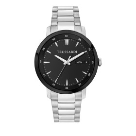 Orologio Uomo Trussardi R2453147015 Nero Argentato (Ø 41 mm) di Trussardi, Orologi da polso - Rif: S72103871, Prezzo: 120,36 ...