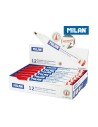 Feutres Milan Tableau blanc 12 Unités Rouge PVC | Tienda24 Tienda24.eu