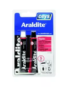 Adhésif instantané Ceys Araldite Métal 2 Pièces 1 Pièce | Tienda24 Tienda24.eu