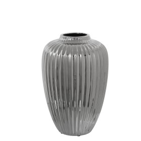 Vase Alexandra House Living Argenté Céramique 21 x 21 x 32 cm de Alexandra House Living, Vases - Réf : D1621204, Prix : 56,39...