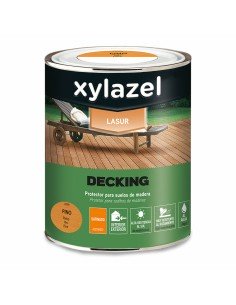 Lasur Xylazel Decking Protetor de superfícies 750 ml Pinheiro Acetinado de Xylazel, Proteções para superfícies - Ref: S790891...