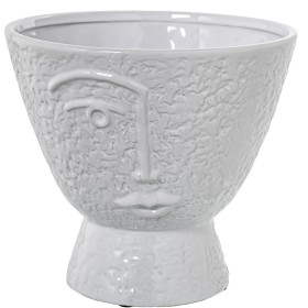 Vaso Alexandra House Living Bianco Ceramica 22 x 20 cm di Alexandra House Living, Vasi - Rif: D1621209, Prezzo: 22,94 €, Scon...