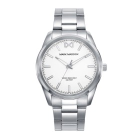 Orologio Uomo Mark Maddox HM0150-07 Bianco Argentato di Mark Maddox, Orologi da polso - Rif: S72104212, Prezzo: 79,24 €, Scon...