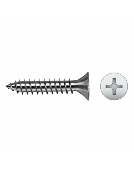 Box of screws CELO 4,2 x 13 mm Metal plate screw 500 Units Galvanised countersunk | Tienda24 Tienda24.eu