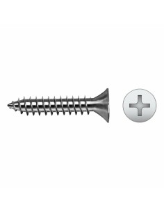 Box of screws CELO 3,9 x 25 mm Metal plate screw 250 Units Galvanised | Tienda24 Tienda24.eu