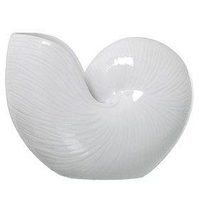 Vase Alexandra House Living Blanc Céramique Coquillage 25 x 21 x 13 CM de Alexandra House Living, Vases - Réf : D1621242, Pri...