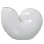 Vaso Alexandra House Living Branco Cerâmica Concha 25 x 21 x 13 CM de Alexandra House Living, Jarrões - Ref: D1621242, Preço:...