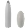 Ensemble de 2 Vases Alexandra House Living Blanc Céramique Brillant 23 x 24 x 42 cm (2 Pièces) de Alexandra House Living, Vas...