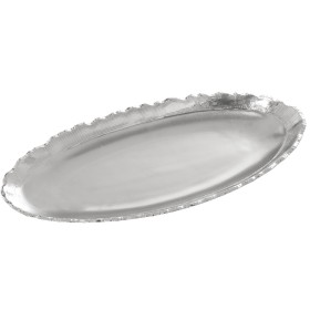 Centerpiece Alexandra House Living Silver Ceramic 5 x 41 x 18 cm by Alexandra House Living, Ornaments - Ref: D1621279, Price:...