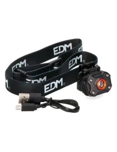 LED Head Torch EDM Black 8 W 400 lm by EDM, Headlamps - Ref: S7909515, Price: 19,77 €, Discount: %