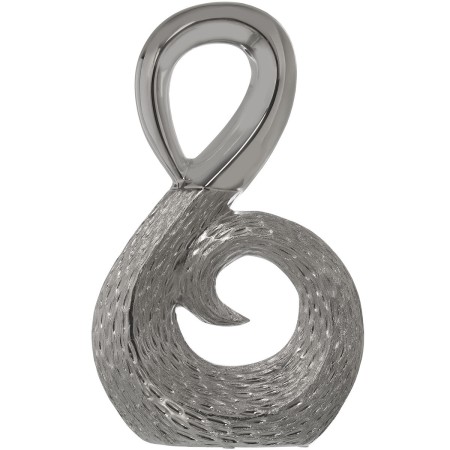 Decorative Figure Alexandra House Living Silver Ceramic 23,5 x 9 x 38 cm | Tienda24 - Global Online Shop Tienda24.eu