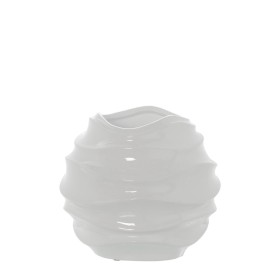 Vase Alexandra House Living Blanc Céramique Brillant 30 x 20 cm 26 x 25 x 21 cm de Alexandra House Living, Vases - Réf : D162...