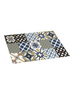 Alfombra DKD Home Decor 160 x 230 x 0,4 cm Poliéster Blanco Ikat Boho (2 Unidades) | Tienda24 Tienda24.eu