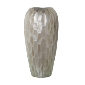 Vaso Alexandra House Living Argentato Ceramica 22 x 22 x 45 cm di Alexandra House Living, Vasi - Rif: D1621337, Prezzo: 68,68...