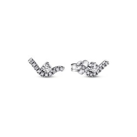 Ladies' Earrings Pandora SPARKLING WAVE Sterling silver 925 by Pandora, Earrings - Ref: S72105684, Price: 71,64 €, Discount: %