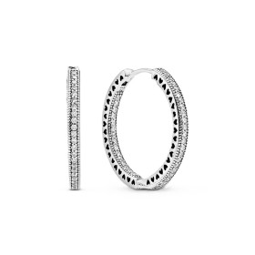 Brincos femininos Pandora HOOP SILVER Prata esterlina 925 de Pandora, Pendentes - Ref: S72105685, Preço: 94,15 €, Desconto: %