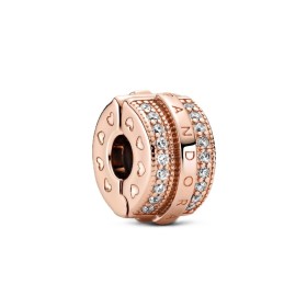 Miçangas femininas Pandora PAVE SIGNATURE CLIP de Pandora, Missangas - Ref: S72105701, Preço: 83,22 €, Desconto: %