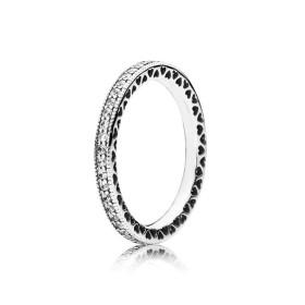 Bague Femme Pandora SPARKLE & HEARTS - RING - SIZE 50 de Pandora, Bagues - Réf : S72105810, Prix : 74,31 €, Remise : %