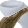 Conjunto de 2 Vasos Alexandra House Living Branco Dourado Cerâmica 18 x 27 x 47 cm (2 Peças) de Alexandra House Living, Jarrõ...