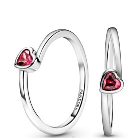 Bague Femme Pandora CLEAR TILTED HEART SOLITAIRE - RING - SIZE 56 de Pandora, Bagues - Réf : S72105882, Prix : 54,22 €, Remis...