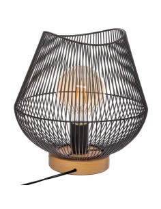 Tischlampe Home ESPRIT Weiß Braun natürlich Kiefer 220 V 12 x 12 x 25 cm | Tienda24 Tienda24.eu