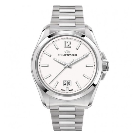 Reloj Hombre Philip Watch AMALFI Blanco Plateado (Ø 43 mm) de Philip Watch, Relojes de pulsera - Ref: S72105977, Precio: 288,...