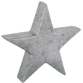 Figura Decorativa Alexandra House Living Prateado Cerâmica Estrela 9 x 38 x 37 cm de Alexandra House Living, Colecionáveis - ...