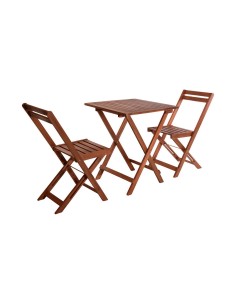 Table set with 2 chairs DKD Home Decor Garden 90 cm 60 x 60 x 75 cm (3 pcs) | Tienda24 Tienda24.eu