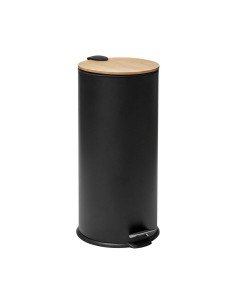 Pedal bin Stefanplast Elegance Black Beige Plastic 6 L 20,5 x 28 x 20,5 cm (6 Units) | Tienda24 Tienda24.eu