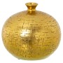 Vase Alexandra House Living Golden Ceramic 25 x 25 x 20 cm by Alexandra House Living, Vases - Ref: D1621391, Price: 48,17 €, ...